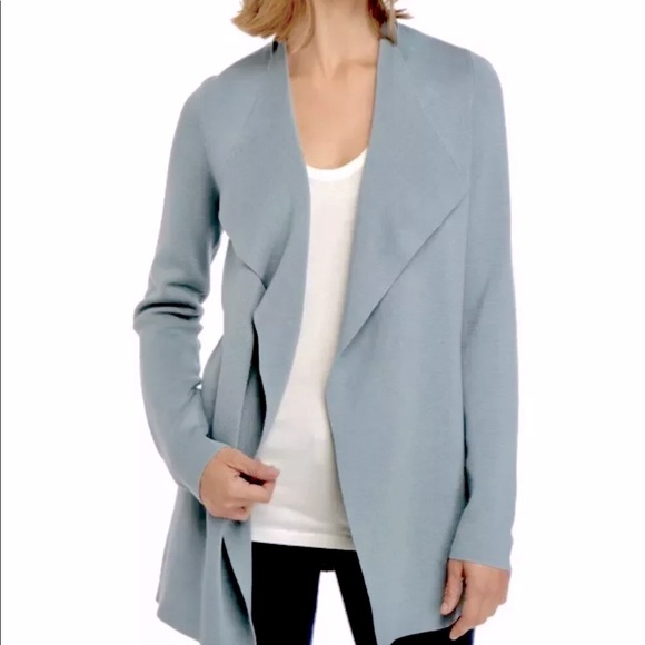 Eileen Fisher Silk/Organic Cotton Open Front Jacket Size XXS - Picture 1 of 16